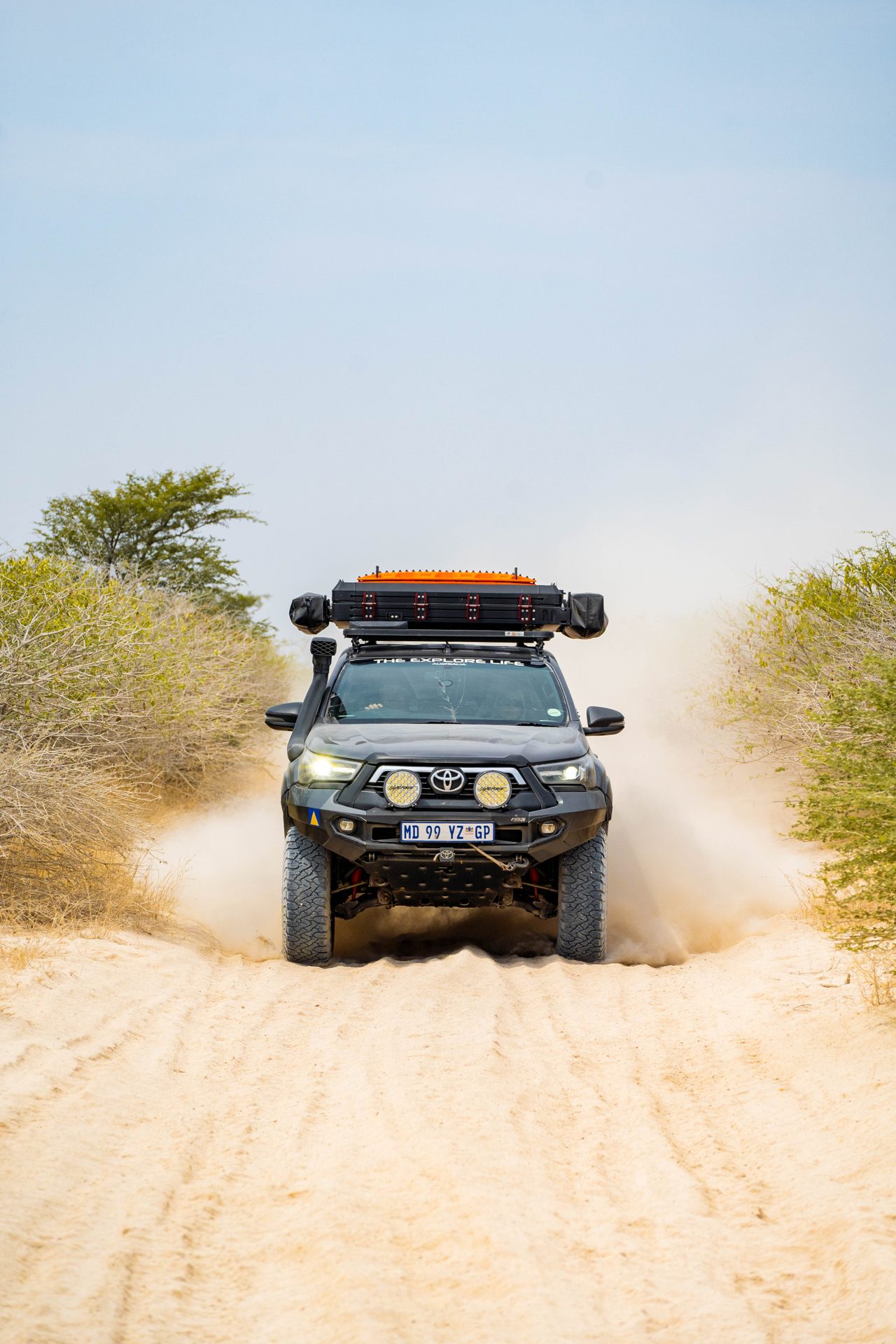Deep sand track